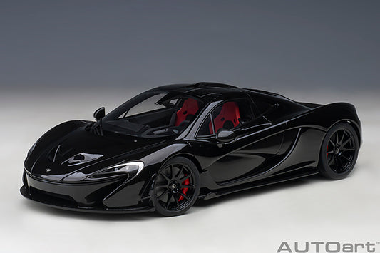 76065 McLAREN P1 (FIRE BLACK W/ RED/BLACK INTERIOR)