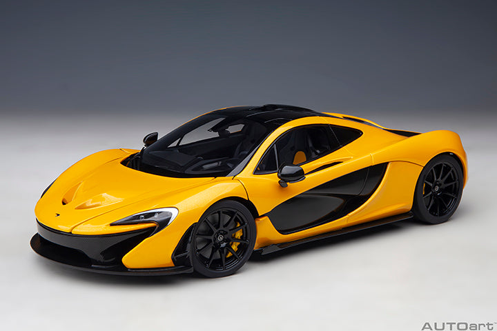 76067 McLAREN P1 (VOLCANO YELLOW W/ YELLOW/BLACK INTERIOR)