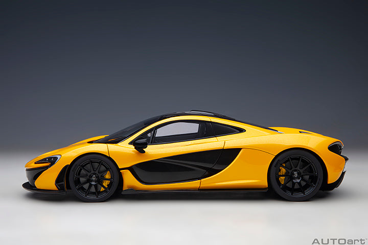 76067 McLAREN P1 (VOLCANO YELLOW W/ YELLOW/BLACK INTERIOR)