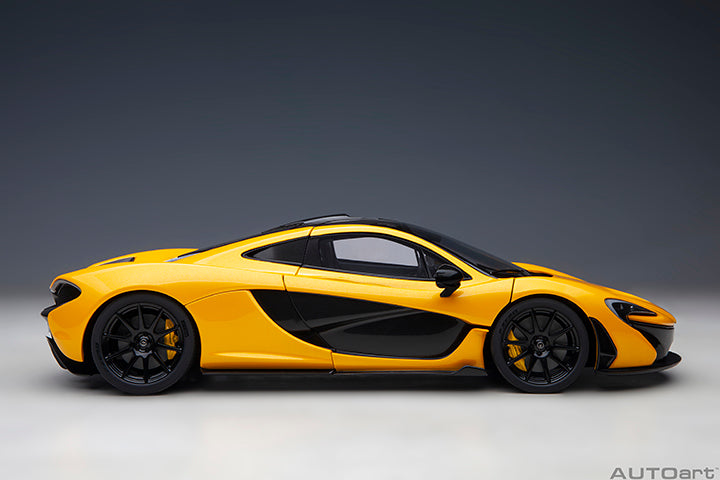 76067 McLAREN P1 (VOLCANO YELLOW W/ YELLOW/BLACK INTERIOR)