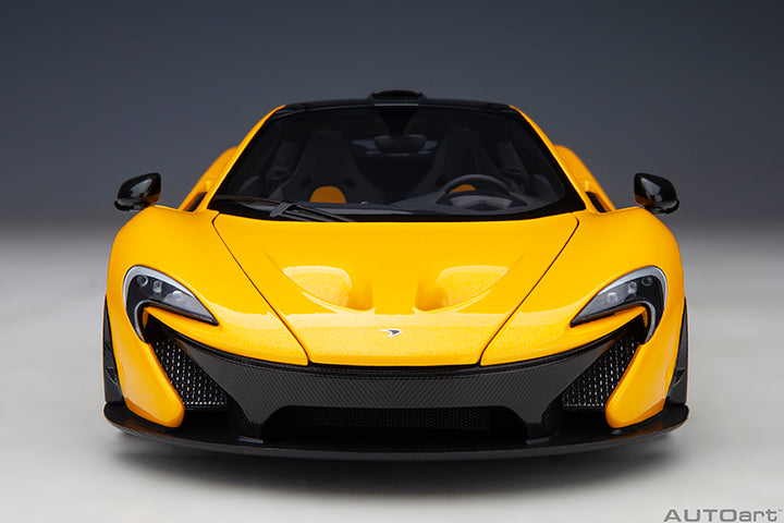 76067 McLAREN P1 (VOLCANO YELLOW W/ YELLOW/BLACK INTERIOR)