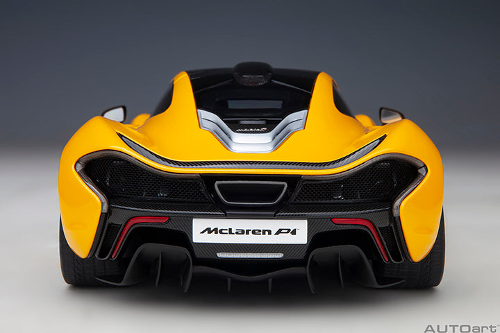 76067 McLAREN P1 (VOLCANO YELLOW W/ YELLOW/BLACK INTERIOR)