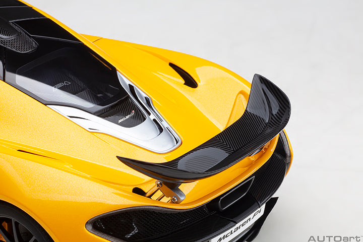 76067 McLAREN P1 (VOLCANO YELLOW W/ YELLOW/BLACK INTERIOR)