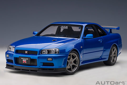 77408  NISSAN SKYLINE GT-R (R34) V-SPEC II (BAYSIDE BLUE)