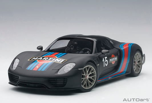 77929  PORSCHE 918 SPYDER WEISSACH PACKAGE (BLACK/MARTINI LIVERY)