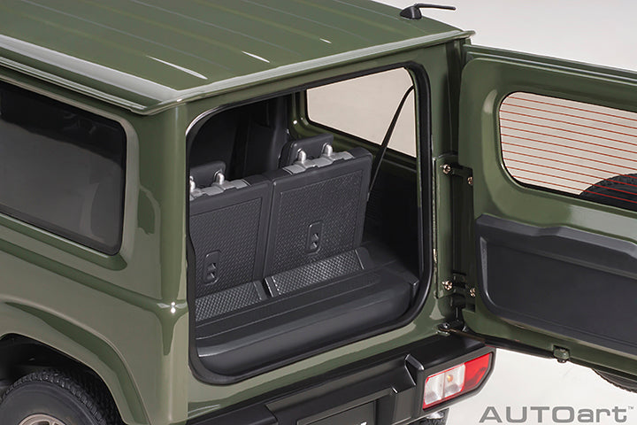 Aoshima Jimny JB64 2018 Modellbausatz Im Maßstab 1:24 | Jungle Green – Snap-fit, Keine Farbe Nötig