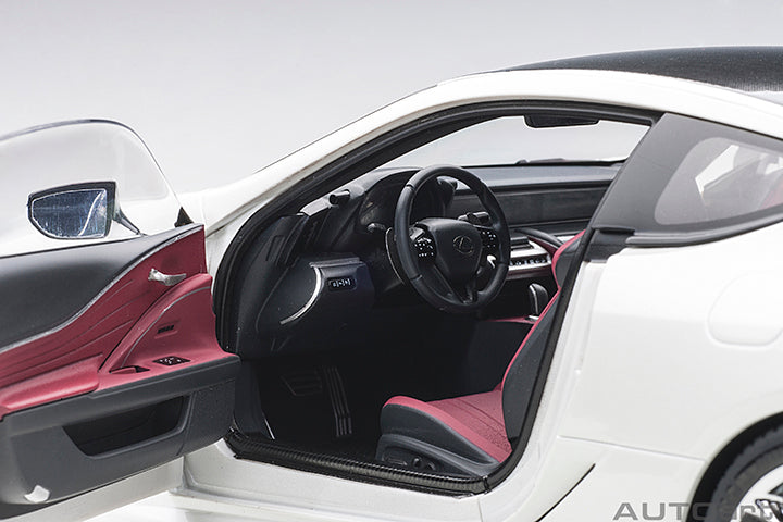 78872  LEXUS LC 500 (F WHITE METALLIC/DARK ROSE INTERIOR)