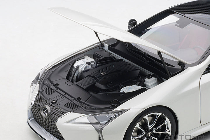 78872  LEXUS LC 500 (F WHITE METALLIC/DARK ROSE INTERIOR)