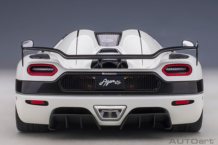 79021  KOENIGSEGG AGERA RS (WHITE/CARBON BLACK/BLACK ACCENTS)