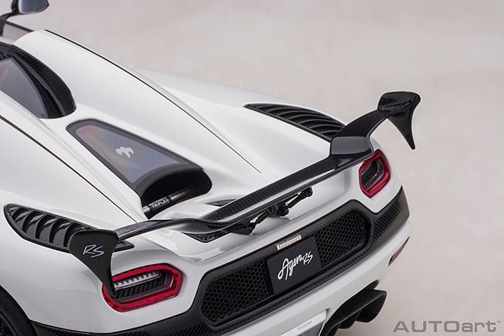 79021  KOENIGSEGG AGERA RS (WHITE/CARBON BLACK/BLACK ACCENTS)