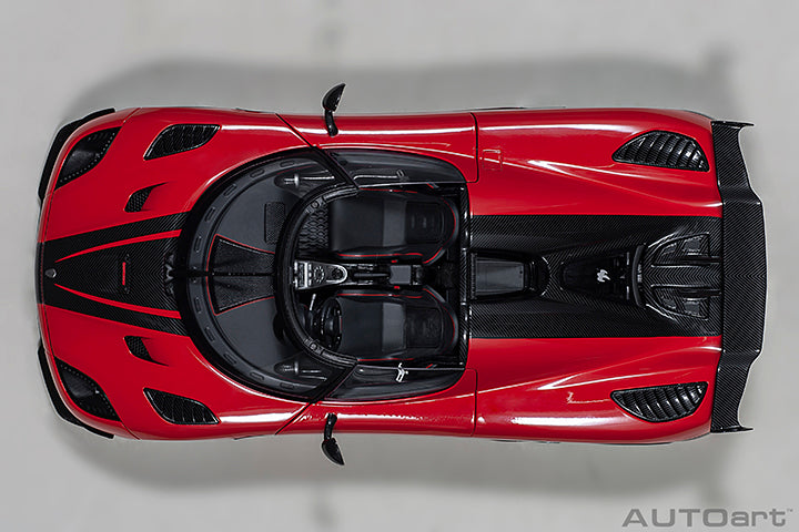 79022  KOENIGSEGG AGERA RS (CHILLI RED/CARBON BLACK/BLACK ACCENTS)