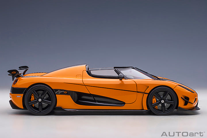 79023  KOENIGSEGG AGERA RS (CONE ORANGE/CARBON BLACK/BLACK ACCENTS)