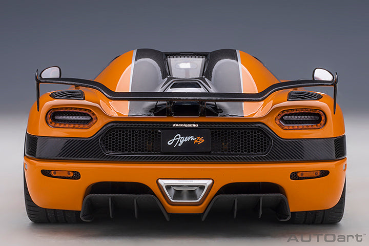 79023  KOENIGSEGG AGERA RS (CONE ORANGE/CARBON BLACK/BLACK ACCENTS)