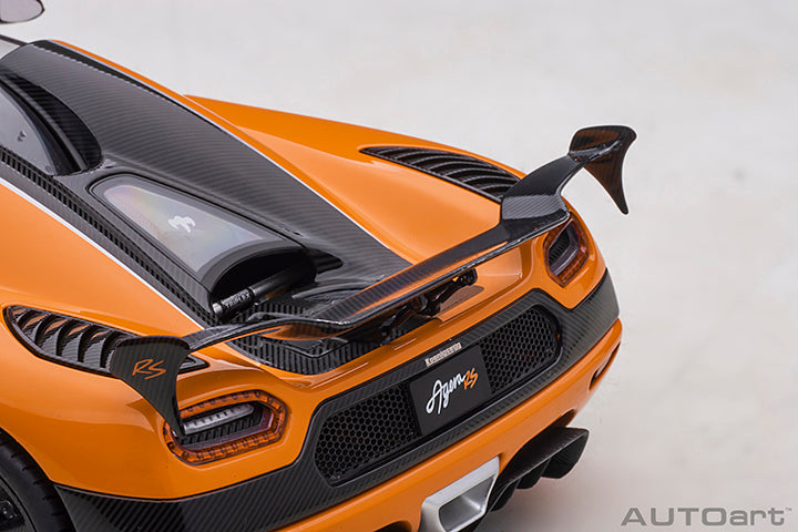 79023  KOENIGSEGG AGERA RS (CONE ORANGE/CARBON BLACK/BLACK ACCENTS)