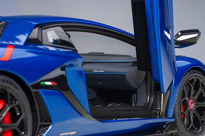 79174  LAMBORGHINI AVENTADOR SVJ (BLU NETHUNS/METALLIC BLUE)