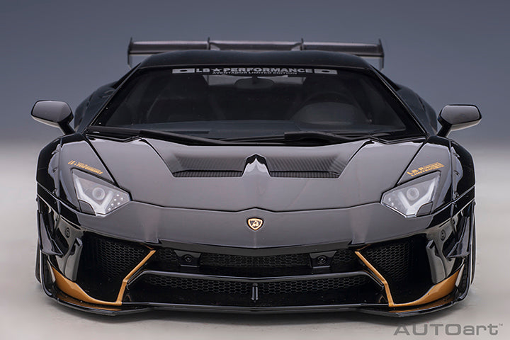 79184  LIBERTY WALK LB-WORKS LAMBORGHINI AVENTADOR LIMITED EDITION (GLOSS BLACK/GOLD ACCENTS)