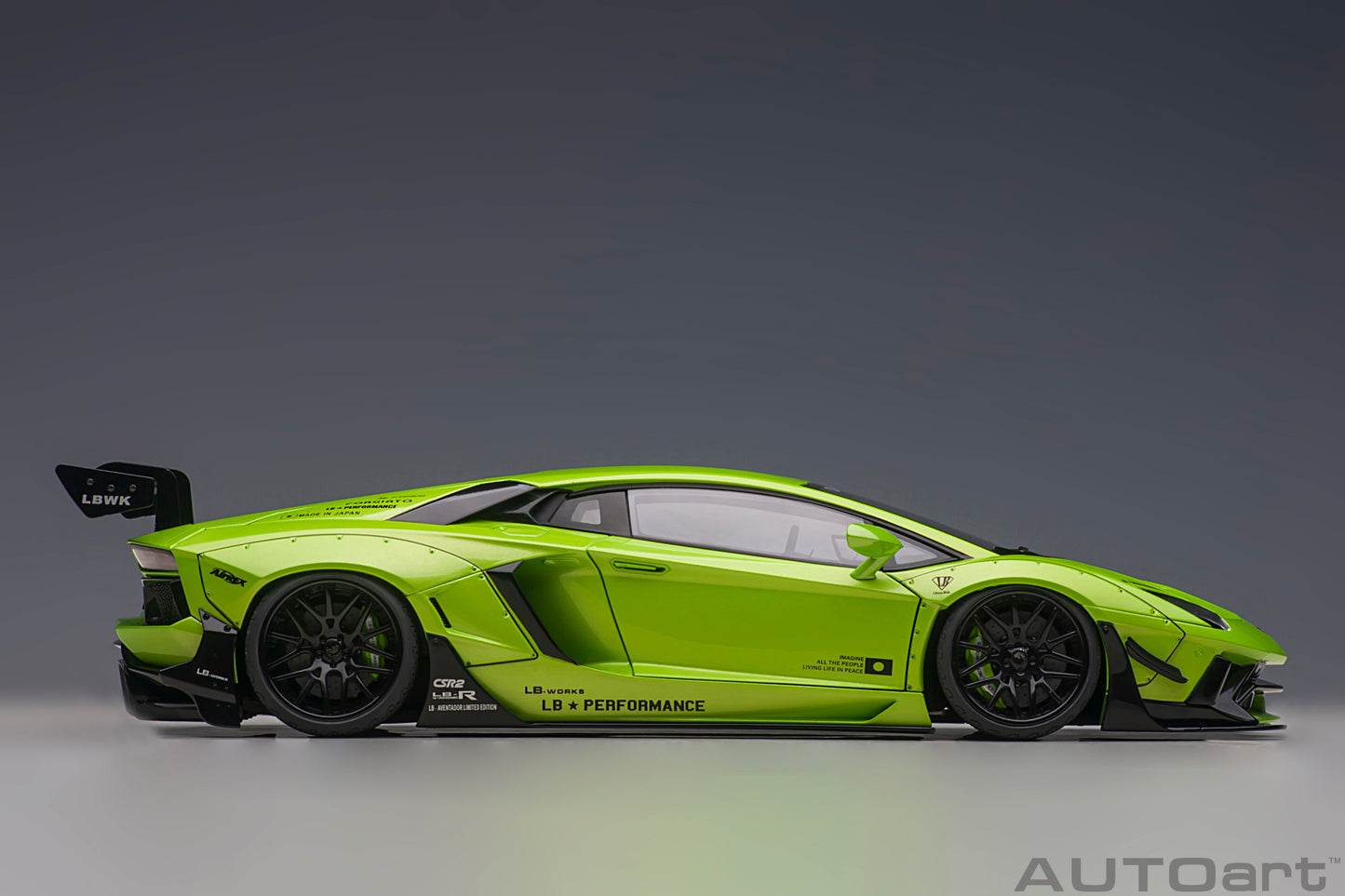 79243 LIBERTY WALK LB-WORKS LAMBORGHINI AVENTADOR LIMITED EDITION (PEARL GREEN)