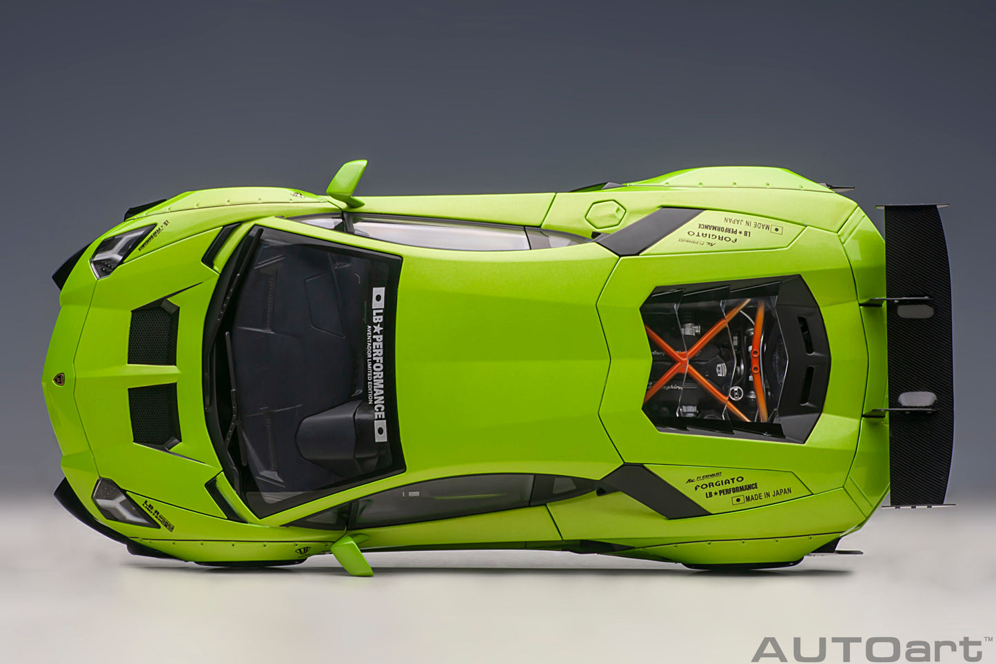 79243 LIBERTY WALK LB-WORKS LAMBORGHINI AVENTADOR LIMITED EDITION (PEARL GREEN)