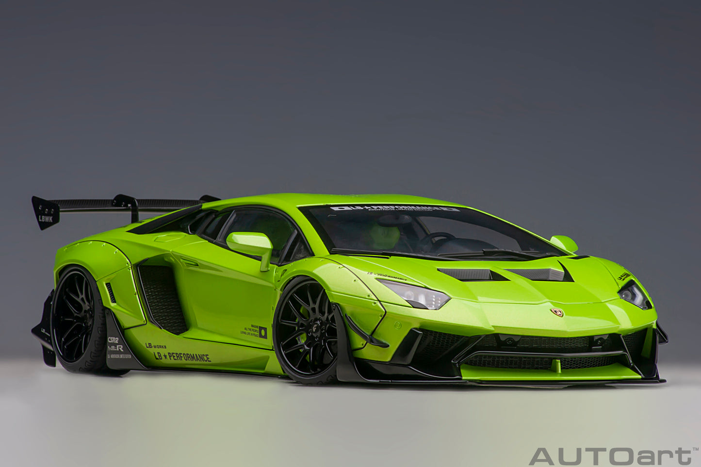 79243 LIBERTY WALK LB-WORKS LAMBORGHINI AVENTADOR LIMITED EDITION (PEARL GREEN)