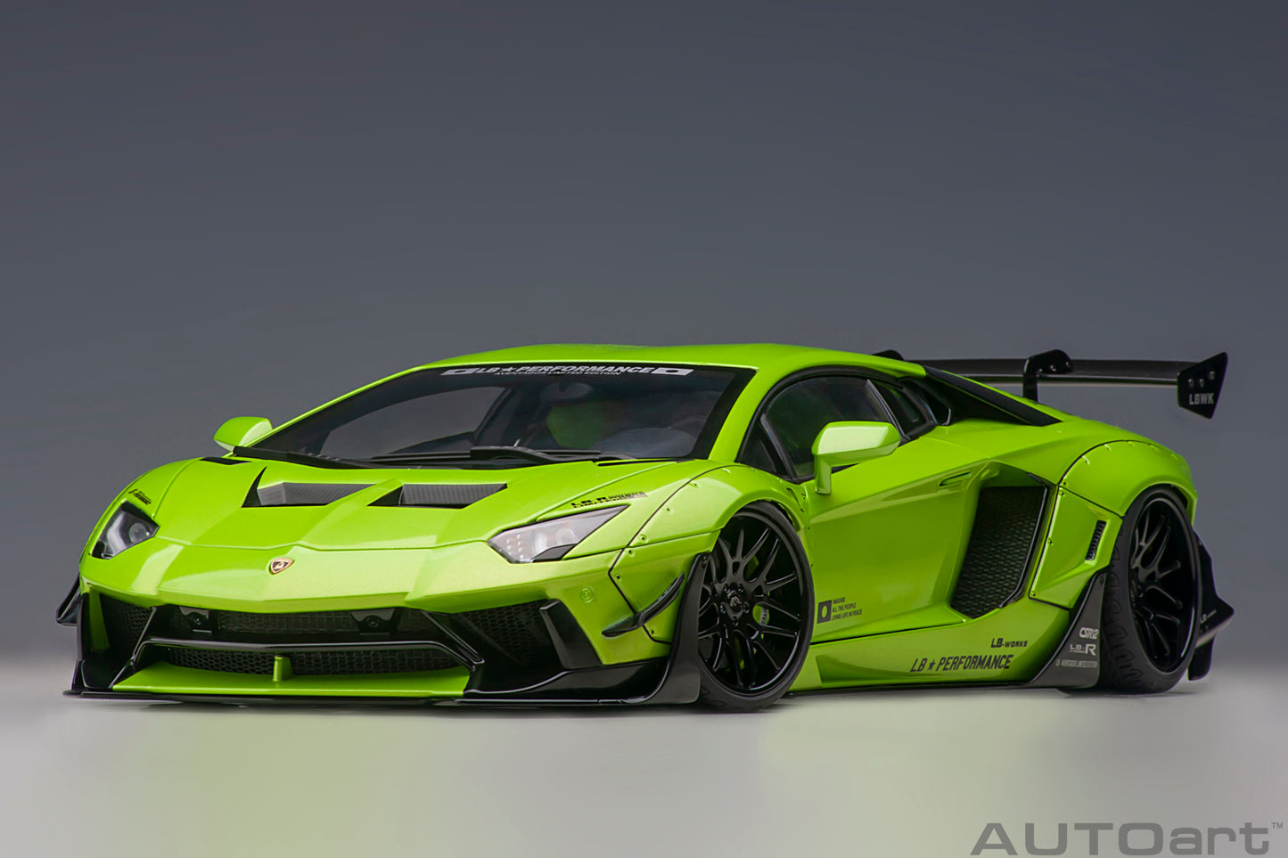 79243 LIBERTY WALK LB-WORKS LAMBORGHINI AVENTADOR LIMITED EDITION (PEARL GREEN)