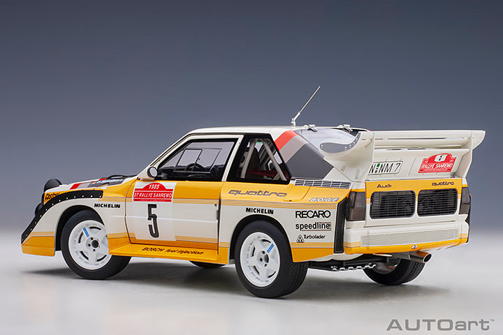 88503  AUDI QUATTRO S1 RALLY SAN REMO 1985 WINNER W. RöHRL/C. GEISTDöRFER #5