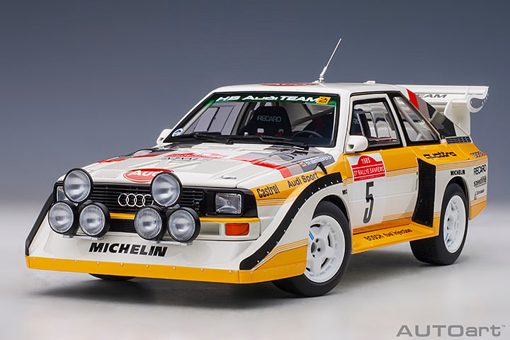 88503  AUDI QUATTRO S1 RALLY SAN REMO 1985 WINNER W. RöHRL/C. GEISTDöRFER #5