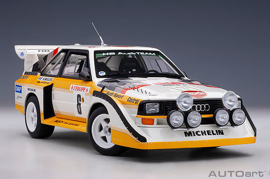 88602  AUDI QUATTRO S1 RALLY MONTE CARLO 1986 H.MIKKOLA/A.HERTZ #6